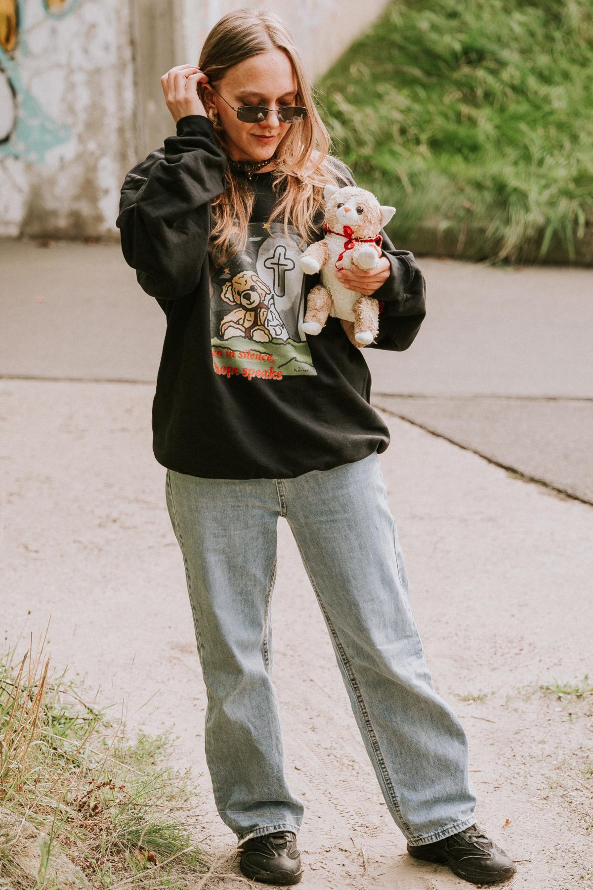 Mut zu Frieden: Klassischer Unisex Pullover