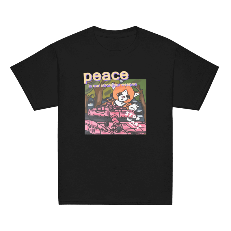 Kinder-Shirt: Gondula im Rosa-Roten Friedenspanzer
