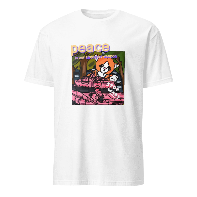 "Peace Is Our Strongest Weapon" – Premium Unisex T-Shirt