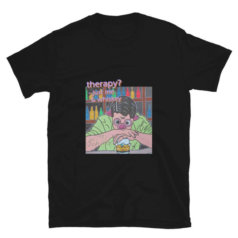 Therapie? Nur Ich & Whiskey – Mutiges Unisex T-Shirt