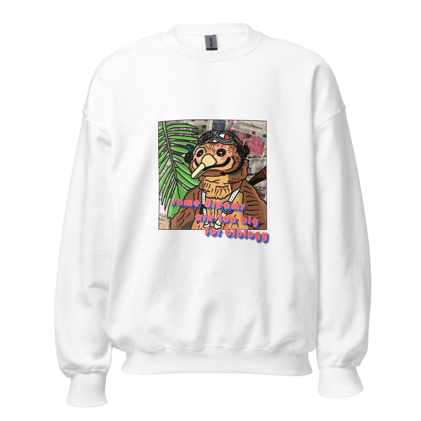 Kiwi Dreams: Klassischer Unisex Pullover