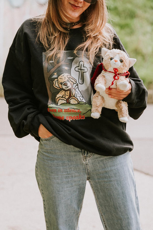 Mut zu Frieden: Klassischer Unisex Pullover