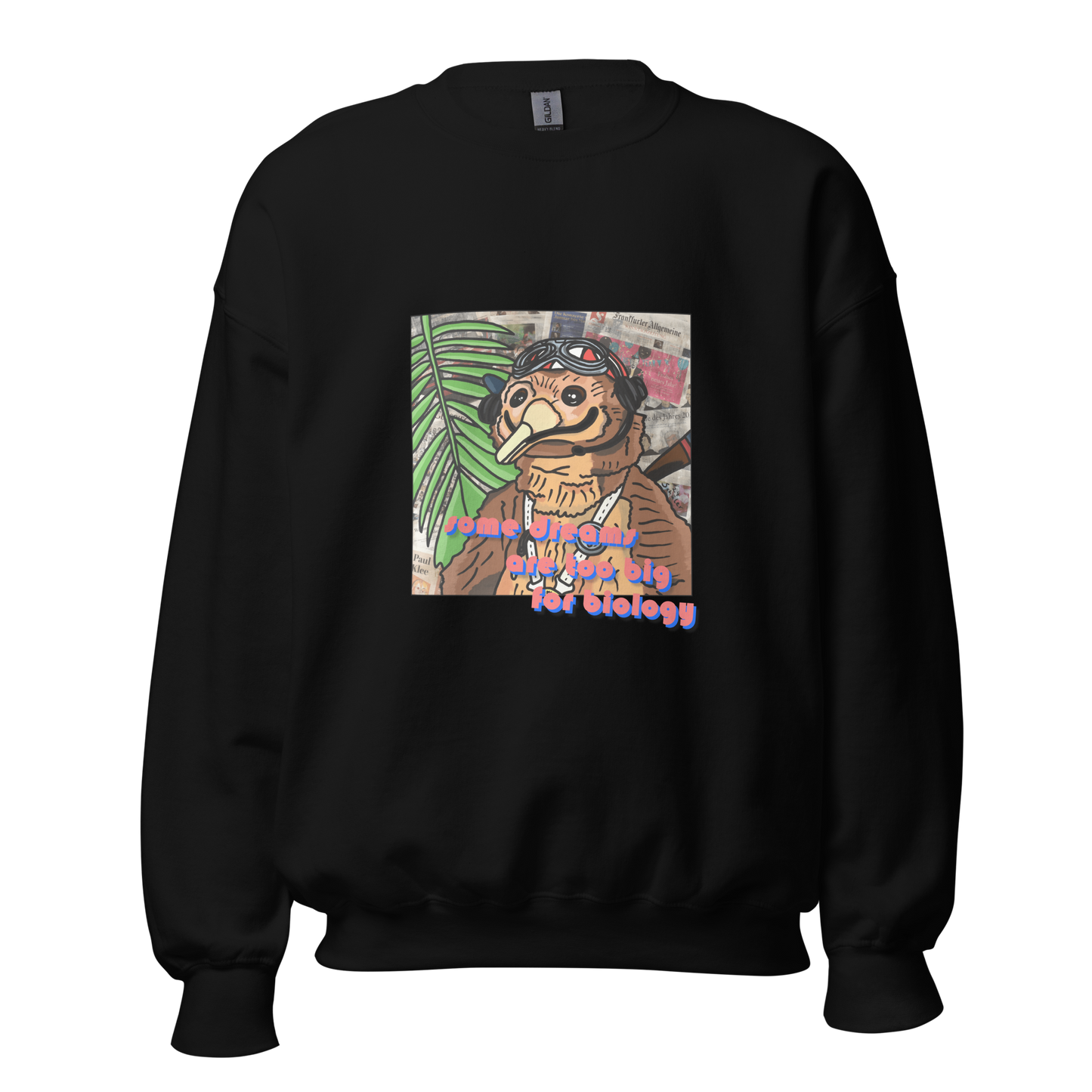 Kiwi Dreams: Klassischer Unisex Pullover